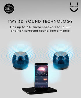 Fashionit paired speakers displaying TWS stereo setup for expanded audio field