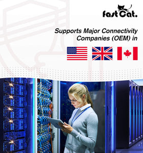 Fast Cat in-wall cable with CL3R FT4 rating for safe installations.