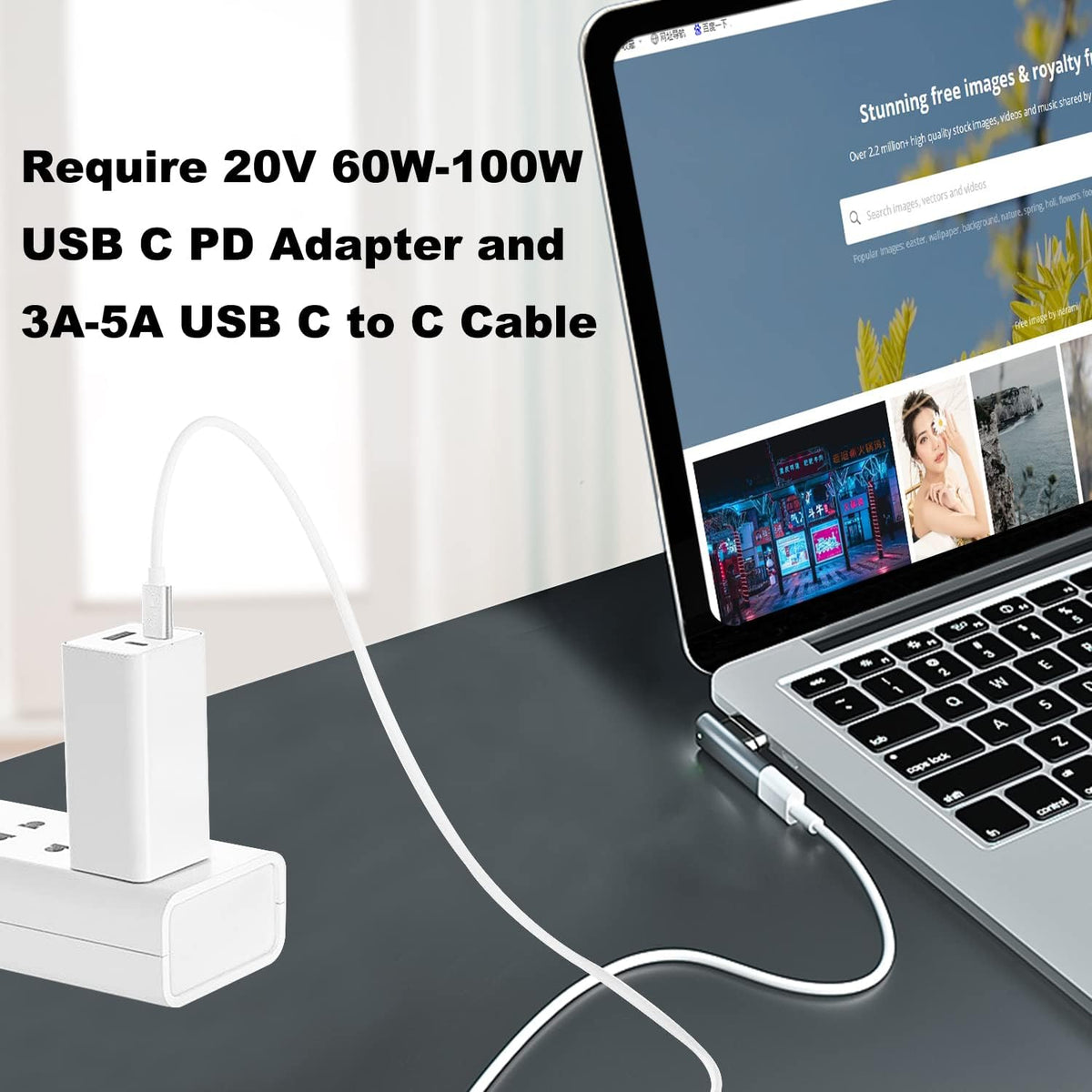 FAST ELECTRIC aluminum-shell design keeps the adapter cool and durable.