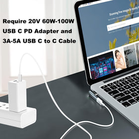 FAST ELECTRIC aluminum-shell design keeps the adapter cool and durable.