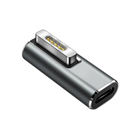 FAST ELECTRIC magnetic USB-C to mags 2T-tip adapter enables secure, fast notebook charging.