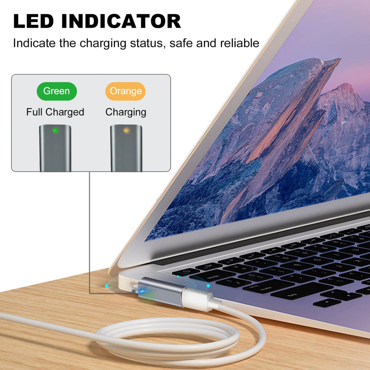 Slim, travel-ready charger fitting neatly in pocket or bag.