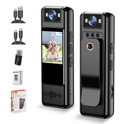 FATONIO front view showing compact body camera and easy mounting benefit