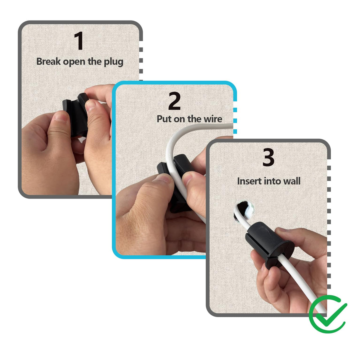 Fatyehx Starlink routing kit wall clips secure cable routing inside walls