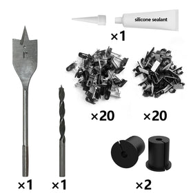 Fatyehx Starlink packaging contents show complete installation kit advantages.