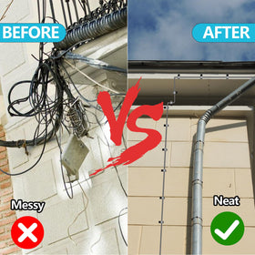 Fatyehx Starlink silicone sealant provides durable seal for cable entries.