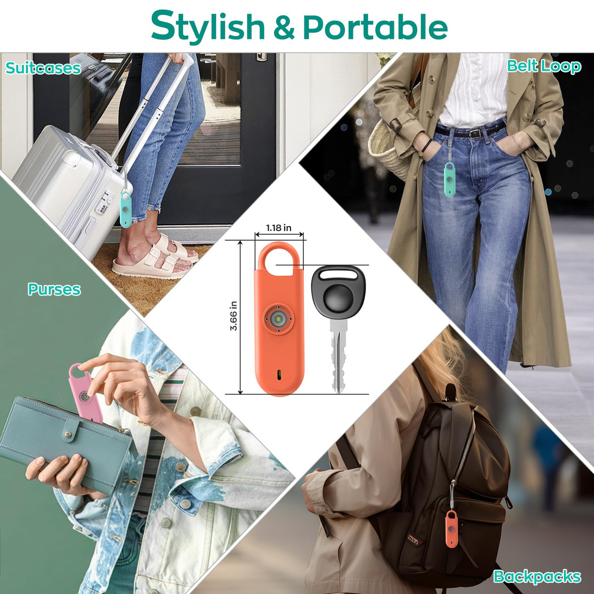 Fauxomor TSA-travel friendly device for easy safety carry.