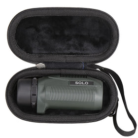 FBLFOBELI hard EVA case for Vortex Solo Monocular front view showing protective design for travel