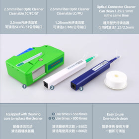 FC-6S SC FC ST LC connector cleaner supports versatile compatibility for reliable connections