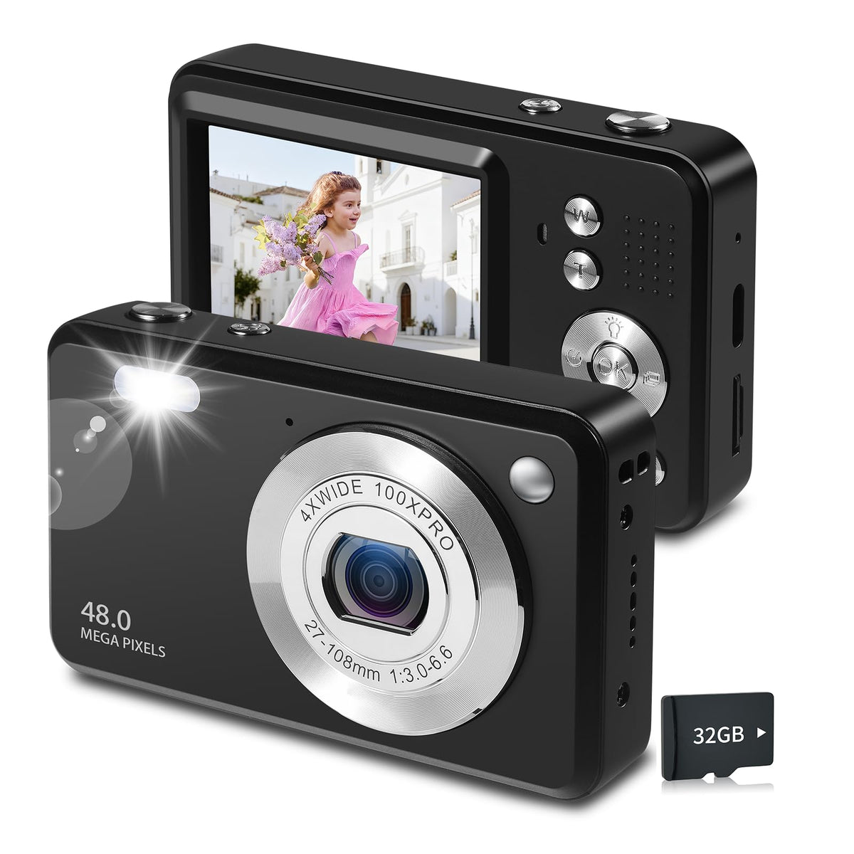 Fceoul kids camera with compact design for everyday adventures and easy handling.