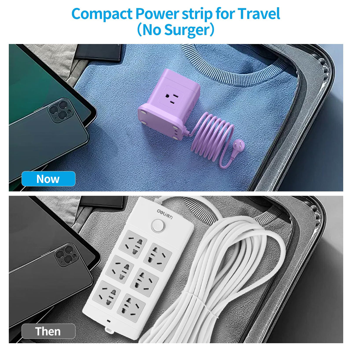 FDTEK Cube Power Strip safety features highlighted for cruise ship use.