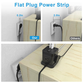 FDTEK Power Cube on desk keeps charging neat and accessible