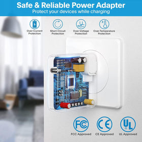 Feedyor 118W USB-C charger compatibility shows broad device support for laptops and tablets.
