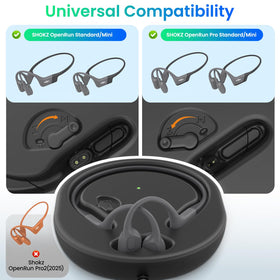 FEFAIA built-in 2000mAh battery case powers Shokz OpenRun multiple charges