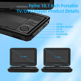 Feihe wide-format DVD/CD compatibility for flexible playback options