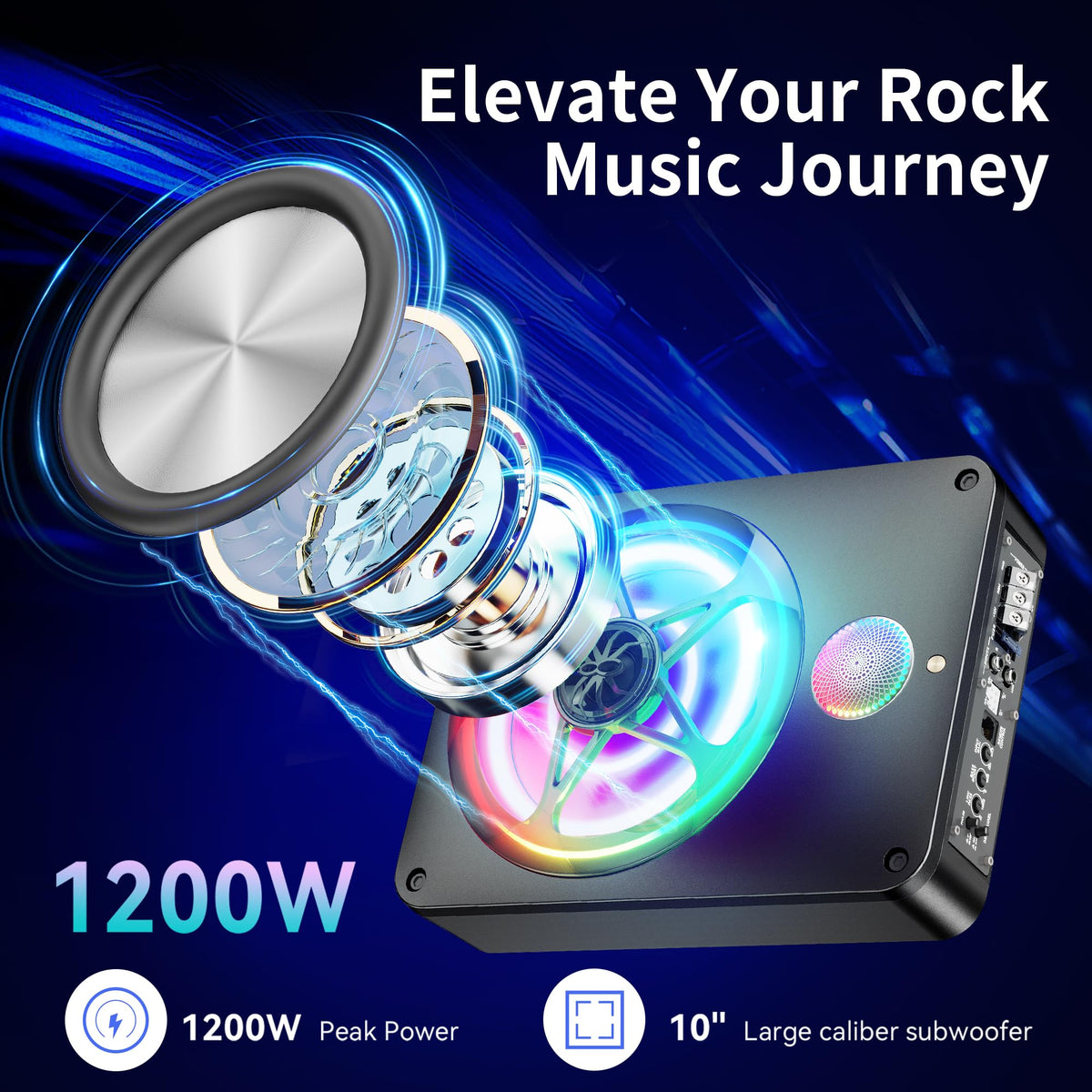 Feikeer compact amp control panel for easy tuning