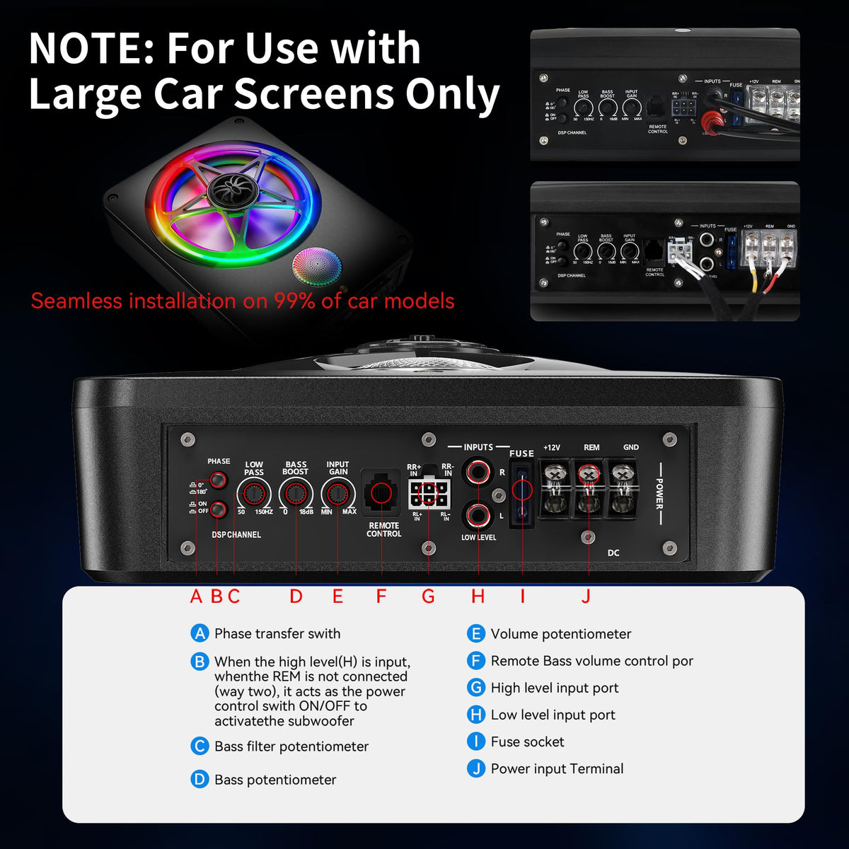 Feikeer deep bass demo for immersive car audio