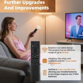 Feikeer universal remote with streaming buttons for quick app access.