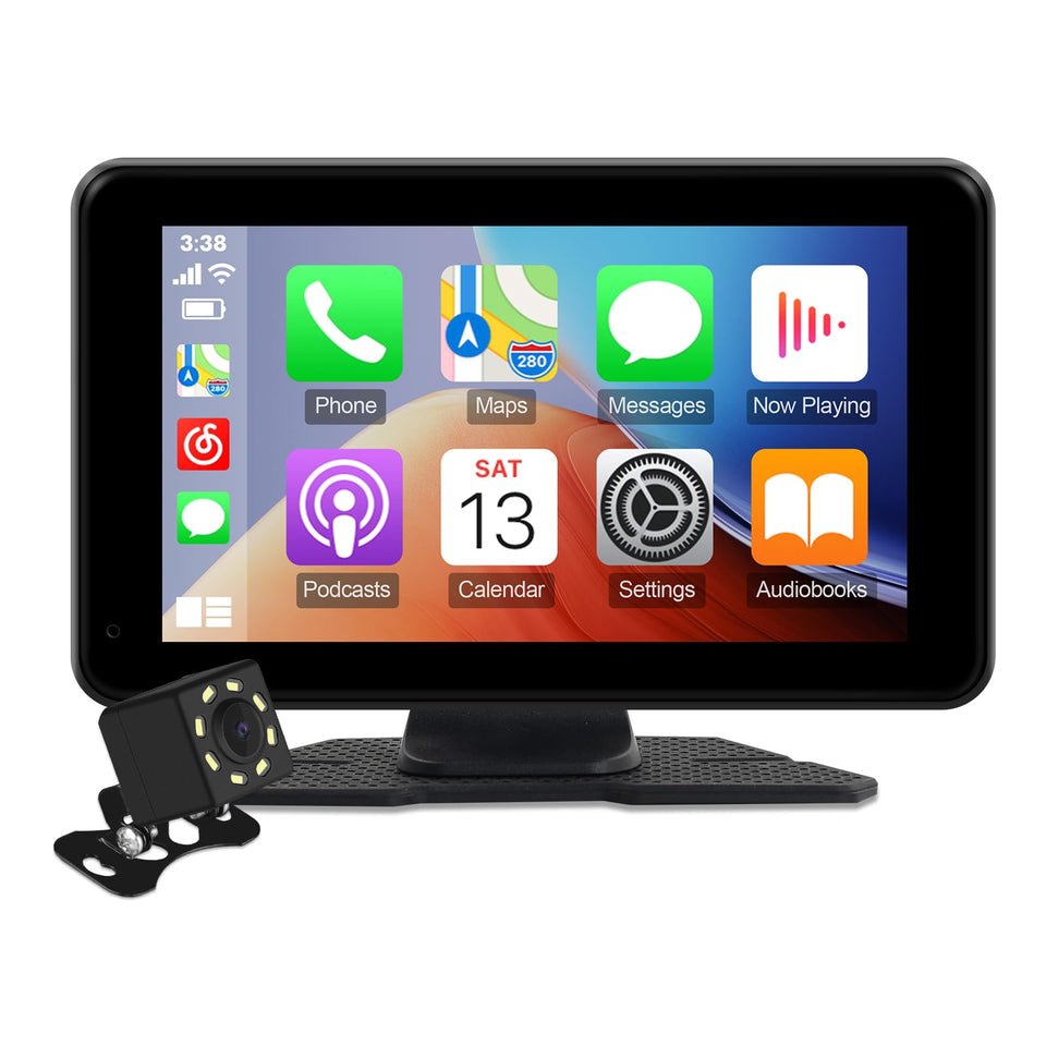 FeirTon front view of 7-inch screen showing interfaces and easy control benefits