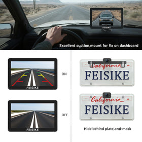 FEISIKE camera side profile illustrating IP68 waterproof protection benefit