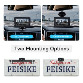 FEISIKE camera under running water to illustrate IP68 waterproof protection