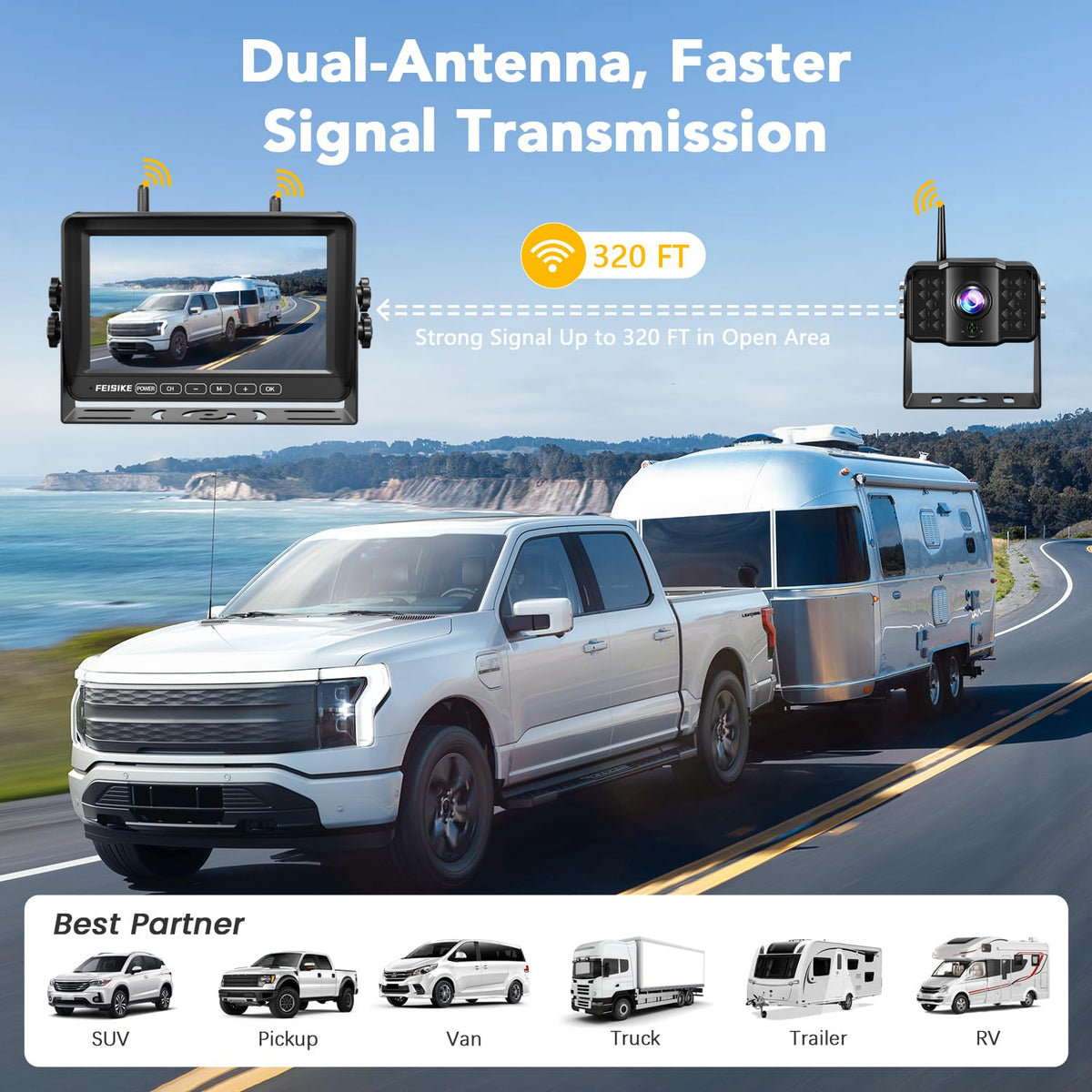 FEISIKE IP69 weatherproof camera lens – reliable all-weather performance
