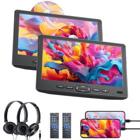 FELEMAN 10.1-inch car DVD with auto-load disc for quick entertainment on trips