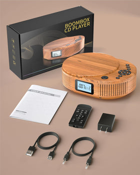 FELEMAN size comparison with hand illustrating portable, travel-ready scale