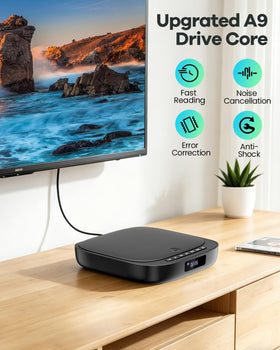 FELEMAN USB and TF card slots close-up, plays media from external storage
