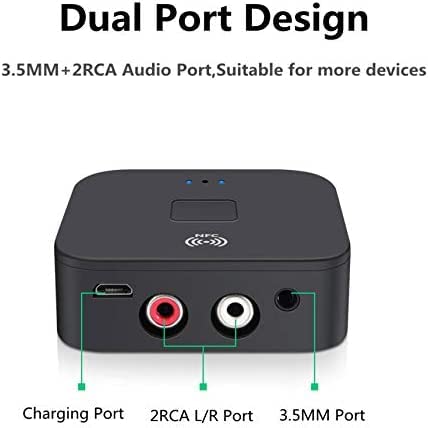 Fellibay rear ports with RCA and 3.5mm outputs for universal hookup