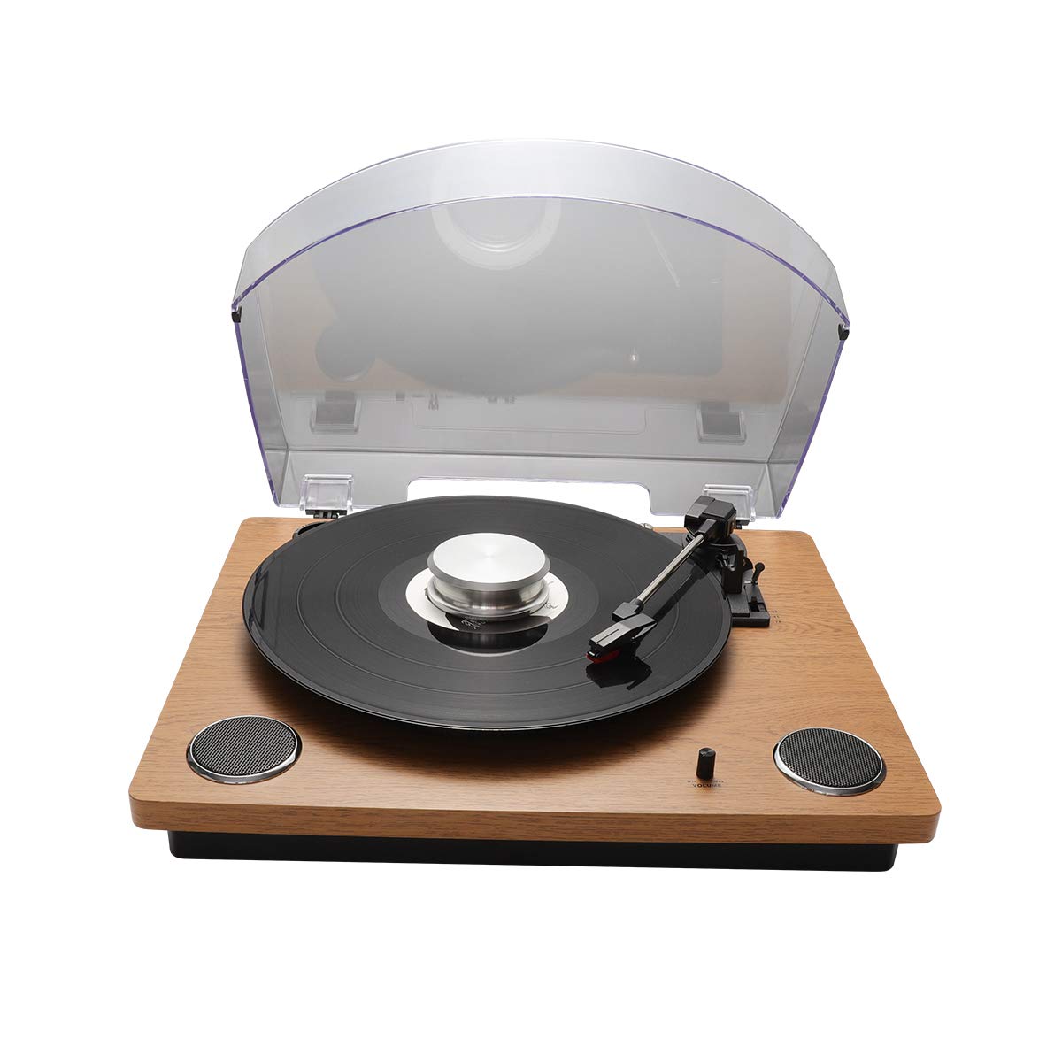 FEMELI low-profile design under-dust-cover demonstrates compatibility with closed lids.