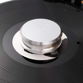 FEMELI weight stabilizer in action dampens vibration for smoother grooves.