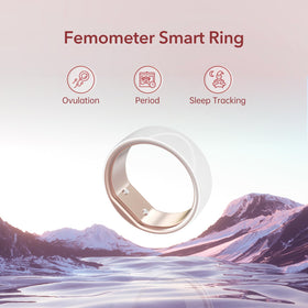 Femometer Ring Gen1 iOS app setup reveals seamless pairing and chart generation.