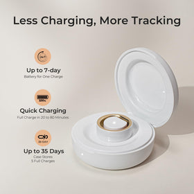 Ceramic ring with 100m water resistance for swimming and daily activities