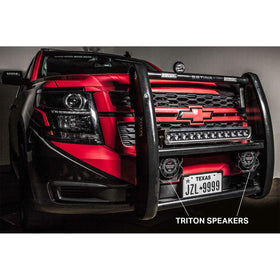 Feniex Triton 100W 11-ohm impedance supports versatile siren compatibility.