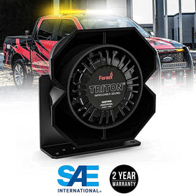 Feniex Triton 100W side mount demonstrates quick installation on various vehicle profiles.