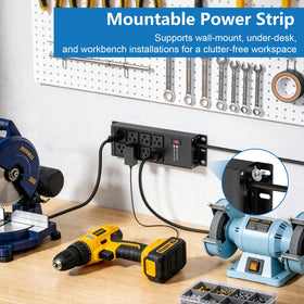 FENJIKRONIX in garage setup powering tools and appliances with surge safety