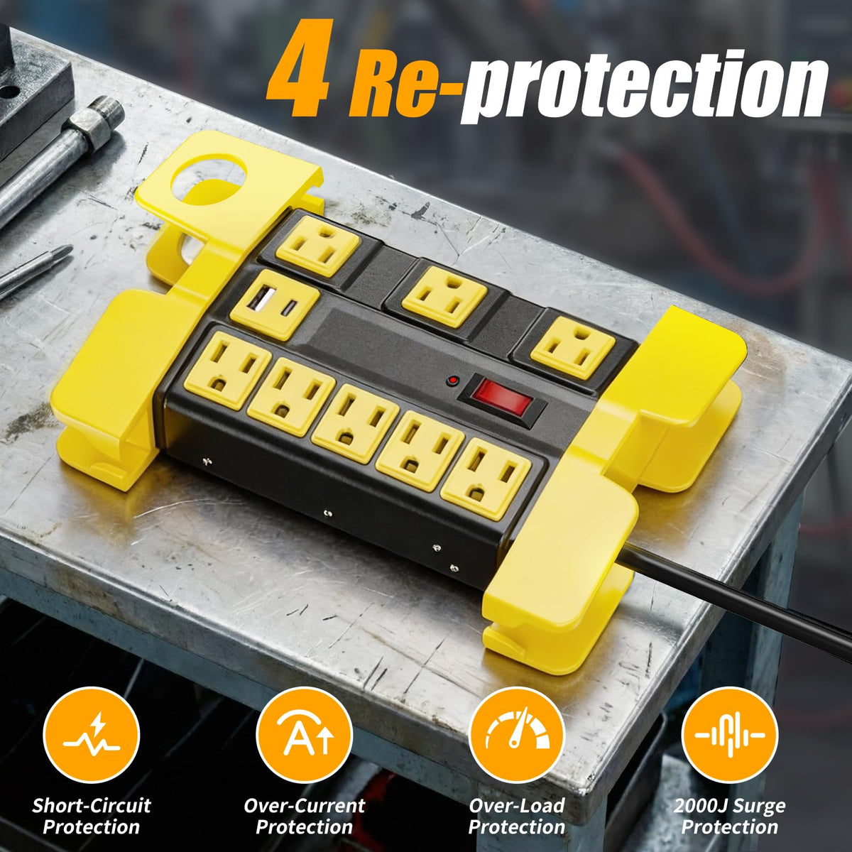 FENJIKRONIX metal housing with wall-mount slots for secure placement.