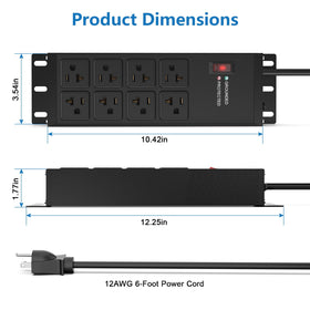 FENJIKRONIX mounted on workbench providing organized, accessible power