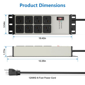 FENJIKRONIX surge protection label showing 2500J rating for transient defense