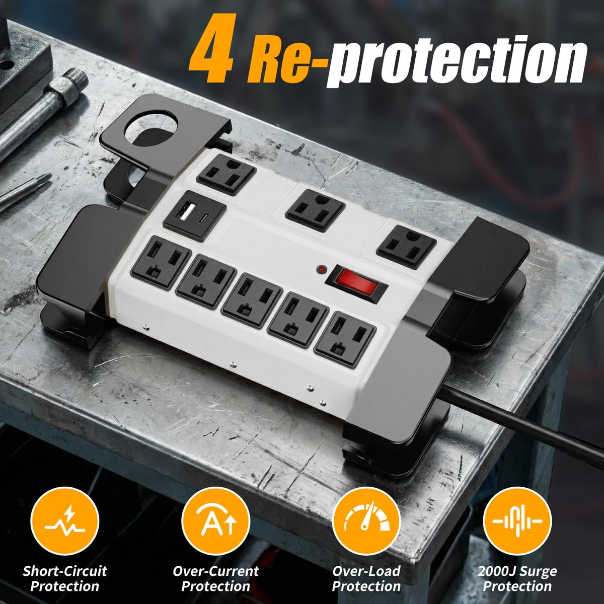 FENJIKRONIX USB ports detail with dual 5V/2.1A charging for phones and small devices