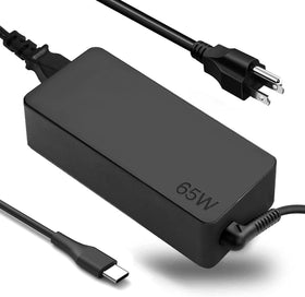 Fepprry 65W USB-C charger front view, reliable power for Lenovo laptops.