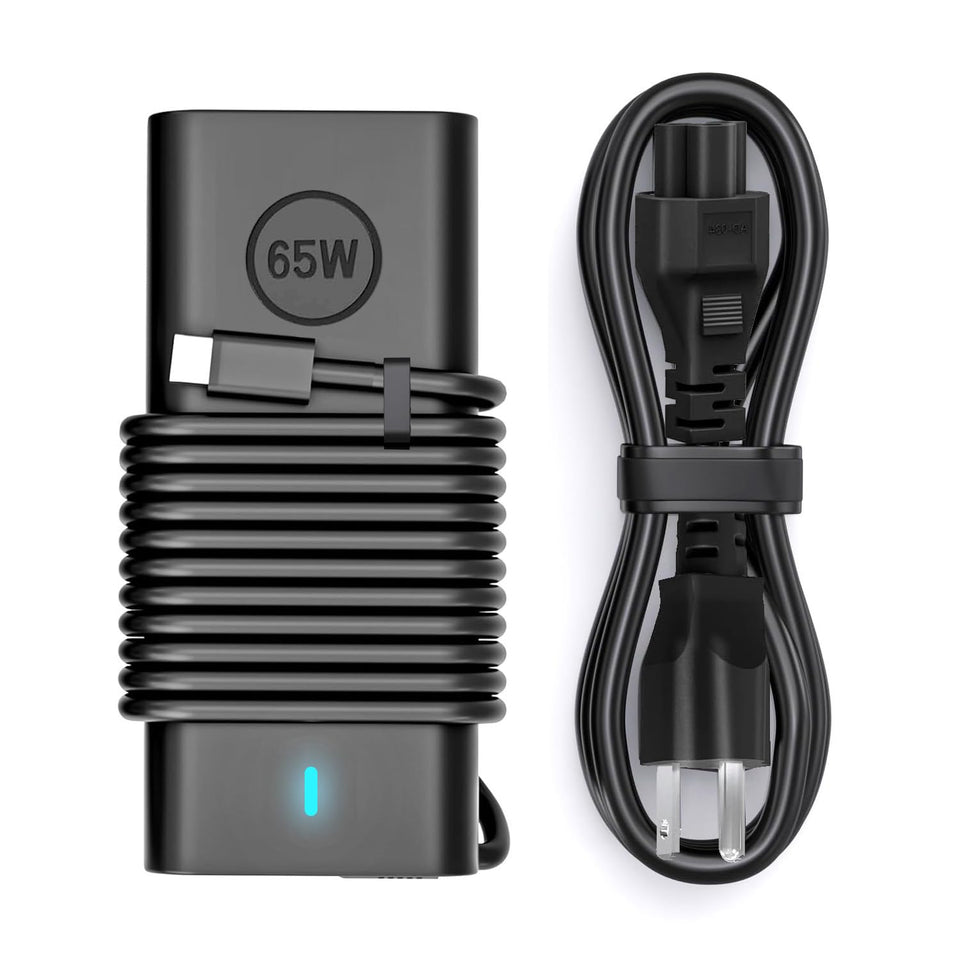 Fepprry 65W USB-C charger front view showing compact design and fast charging