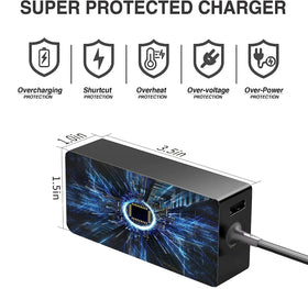 Fepprry connected to laptop usb-c cable demonstrating stable fast charging