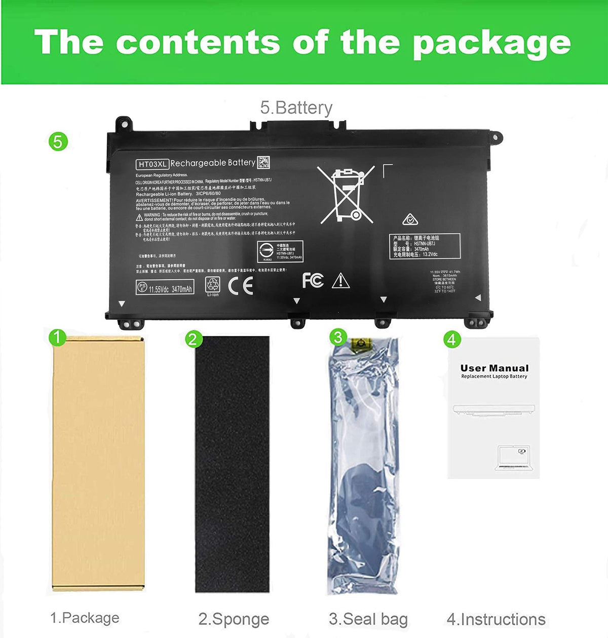 Fepprry HT03XL packaging with two screwdrivers showing ready-to-install benefit
