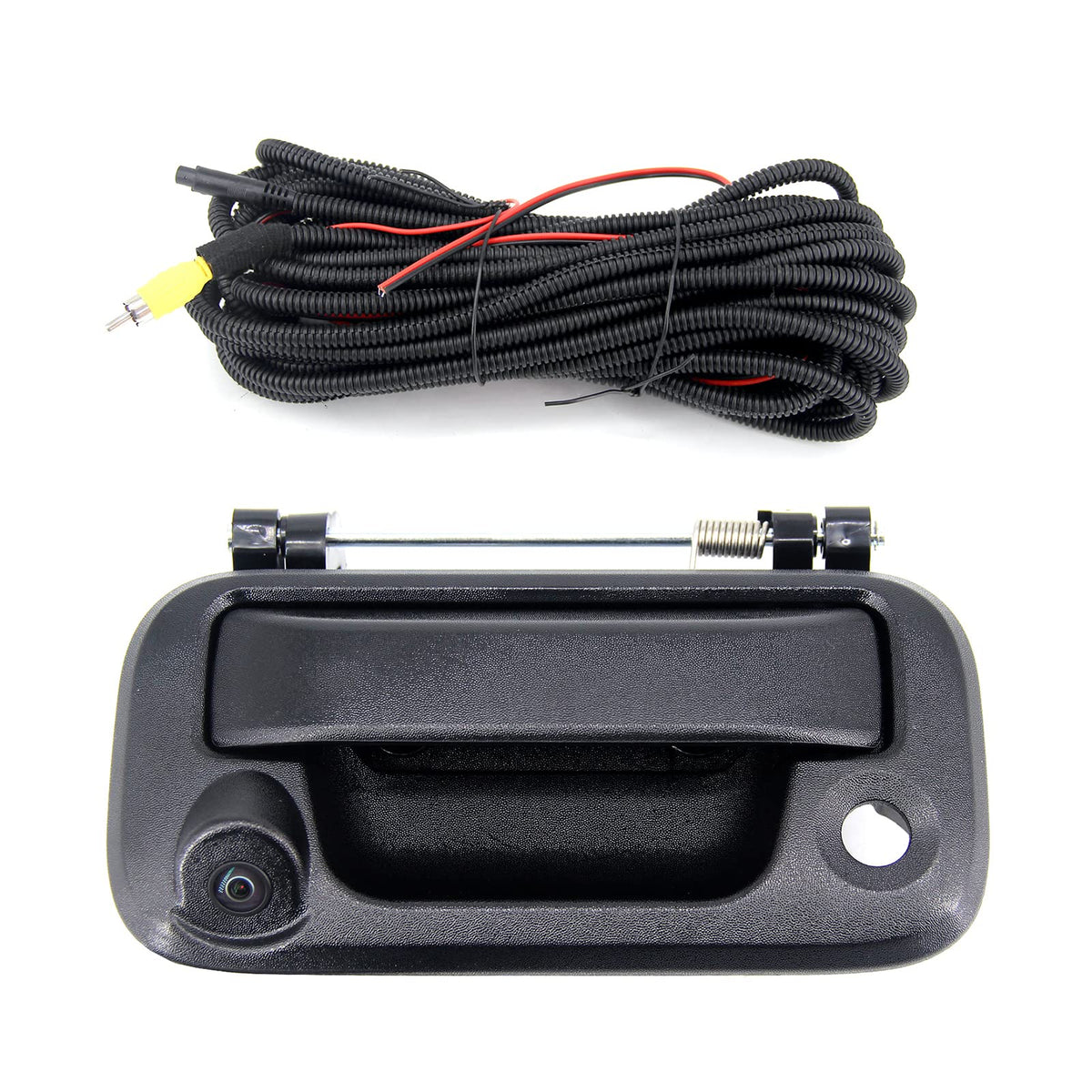 FEXON rear-view camera integrated with tailgate handle for safer reversing.
