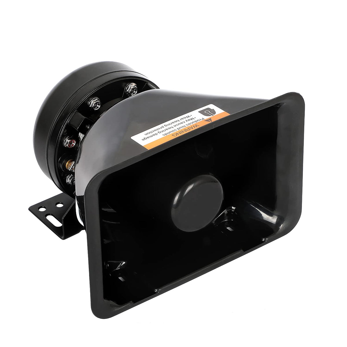 FEXON siren speaker front view, rugged build for reliable vehicle signaling.