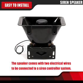 FEXON siren speaker loud sound test, demonstrates high decibel output for clear alerts.
