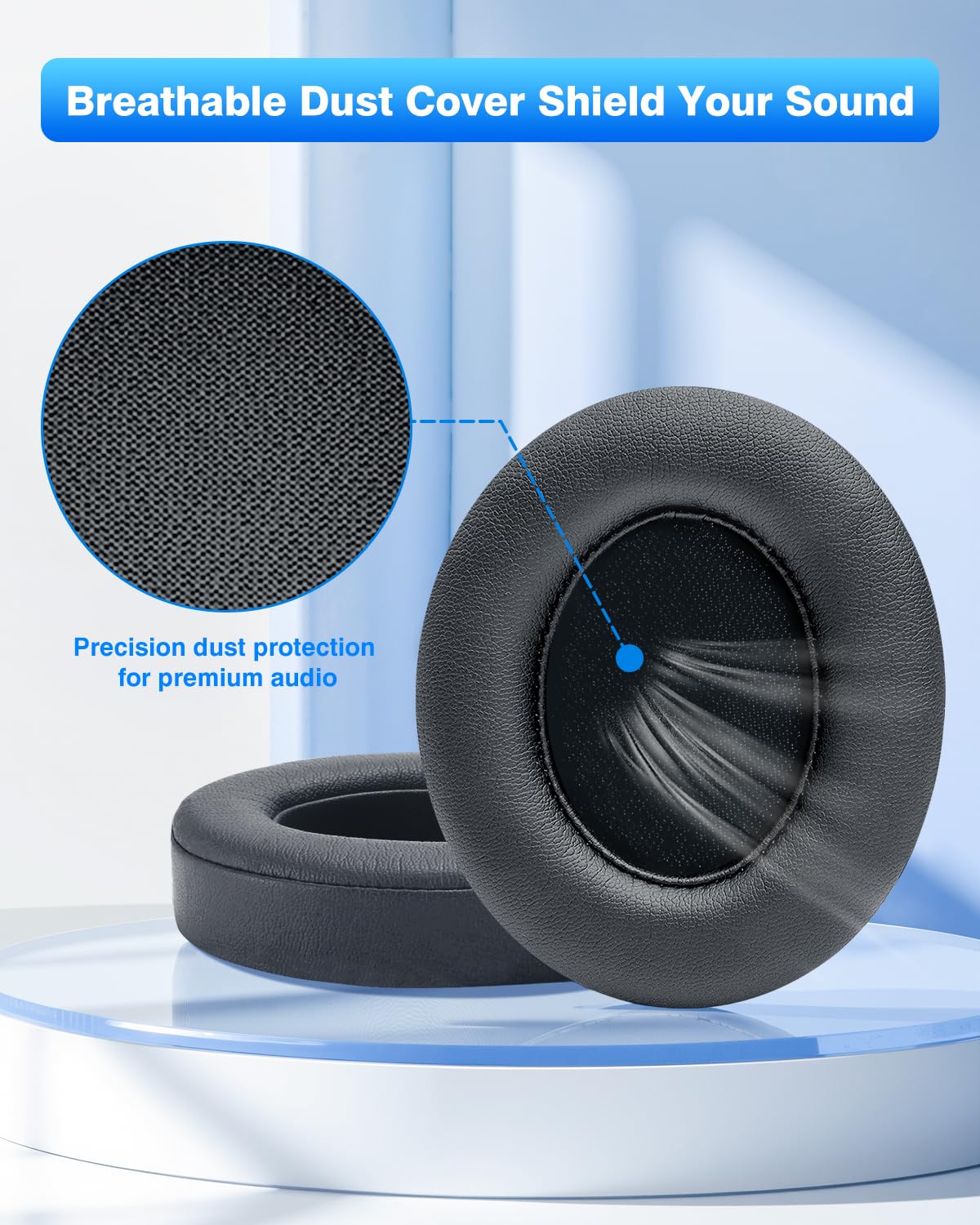 FEYCH Beats Studio ear pads enhance noise isolation during daily listening.