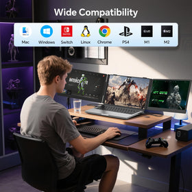 FEZOBR 14-inch IPS display with wide viewing angle for clear visuals.